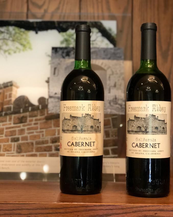 Old vintages of Freemark Abbey Cabernet